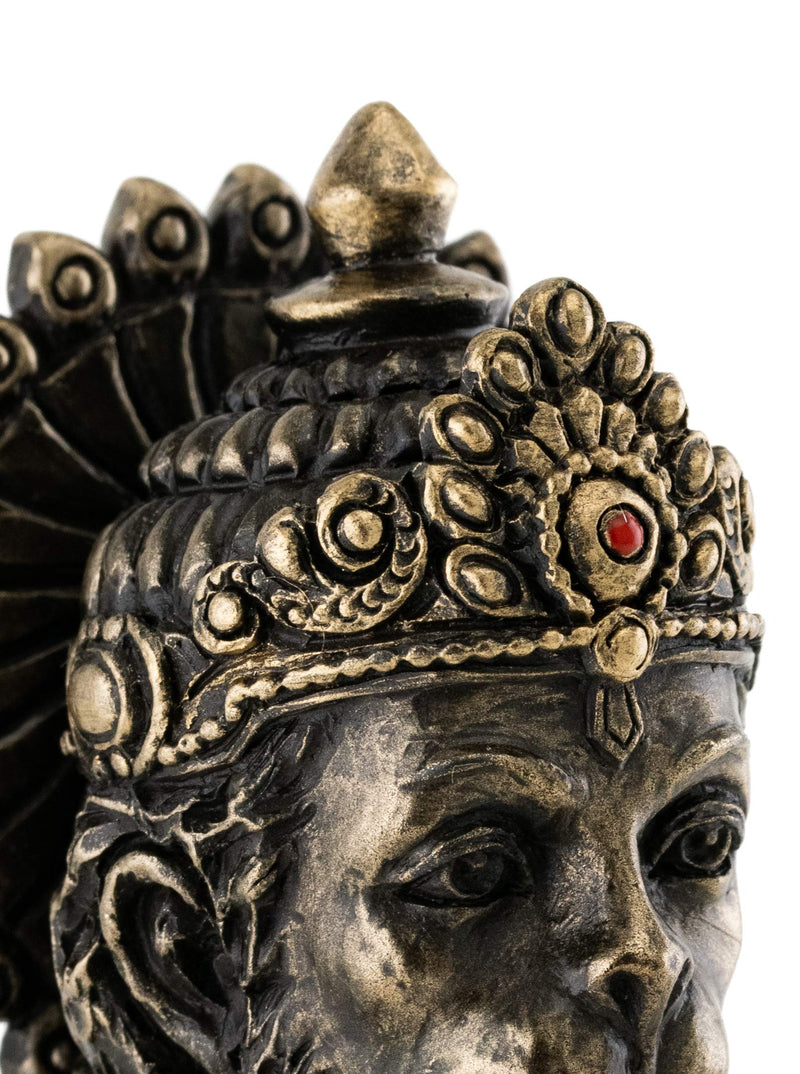 Top Collection Large Hanuman Statue - Hindu God of Strength Sculpture in Cold Cast Bronze - 24.25-Inch Collectible Figurine