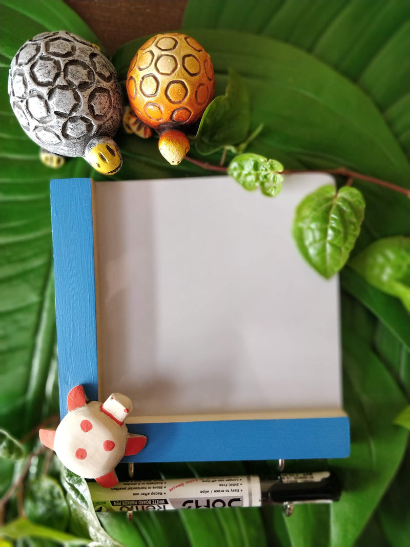 IVEI Utility Fridge Magnet with a Dry Erase Board - Budget Gifts - Unique Ideas - whiteboard (Turtle, Orange)