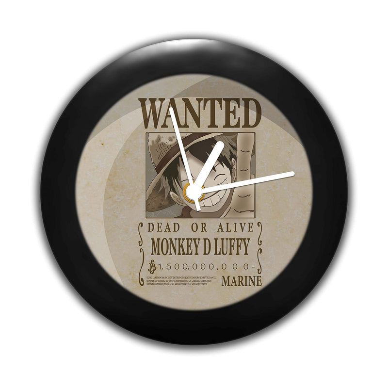 MCSID RAZZ- Luffy Wanted One Piece Bounty Table Clock | Anime Merchandise