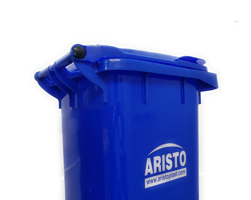 ARISTO Wheel Garbage Waste Dustbin 120 Ltr (Blue)