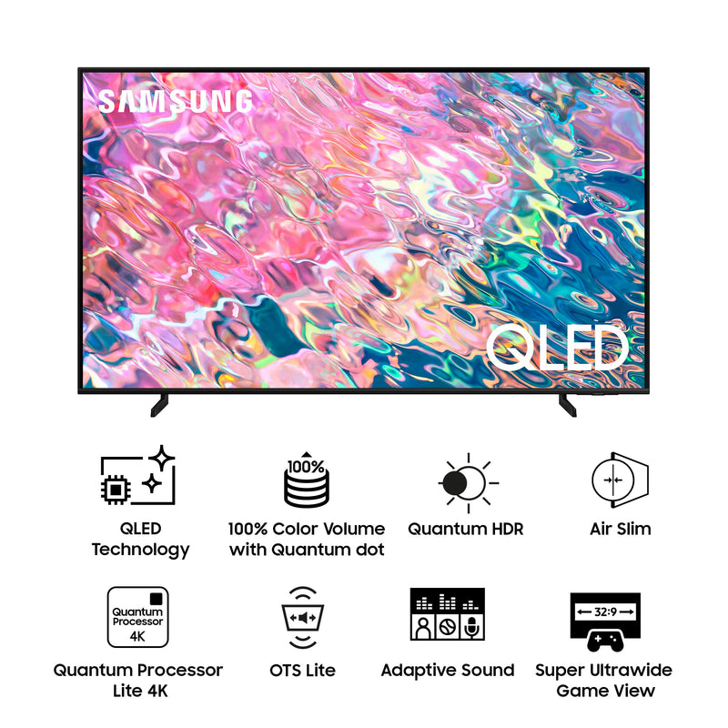 Samsung 189 cm (75 inches) 4K Ultra HD Smart QLED TV QA75Q60BAKXXL (Black)