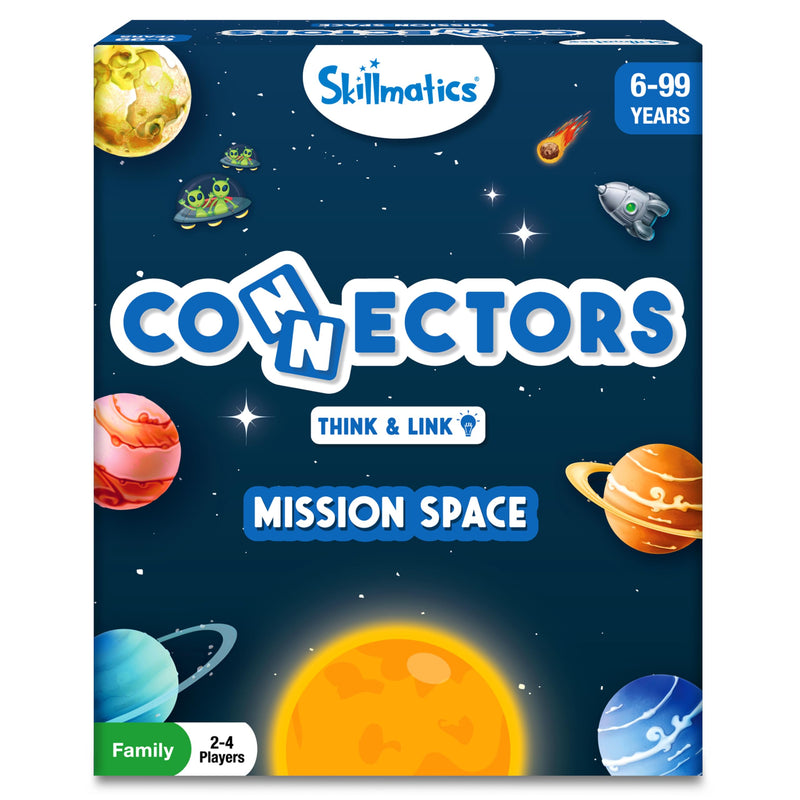 Skillmatics Educational Game - Connectors Mission Space, Fun Family Strategy Game, Fun for Kids, Boys, Girls Ages 6, 7, 8, 9 and Up