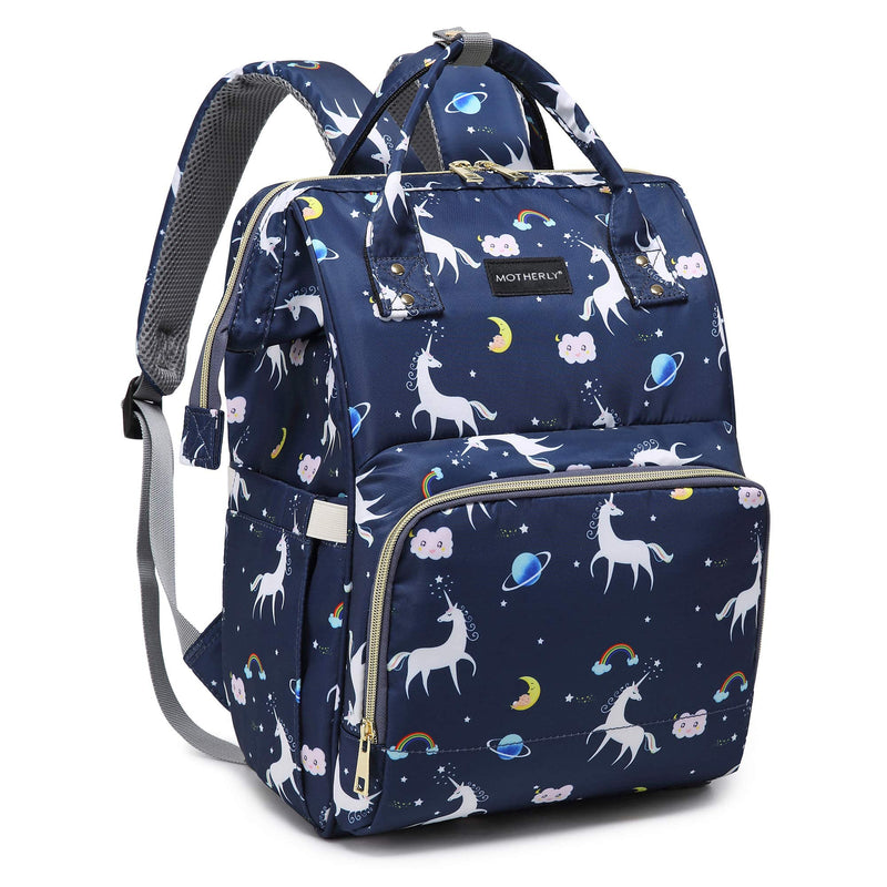 motherly Baby Diaper Bag, Mothers Maternity Bags for Travel |(Unicorn Blue)