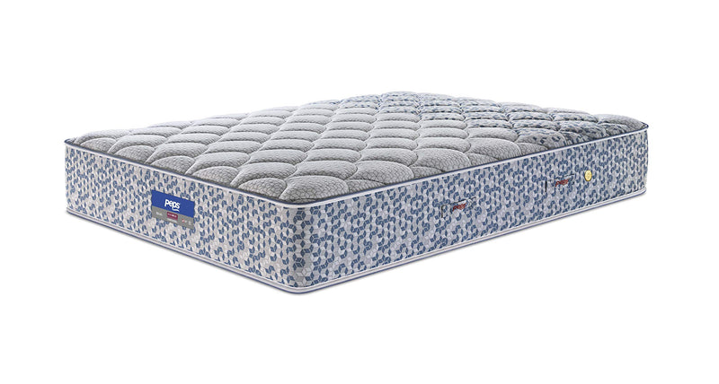 peps Restonic Carousel 06 inch Queen Size Pocketed Spring Mattress (Light Blue 75X60X06) Get Free Pillow