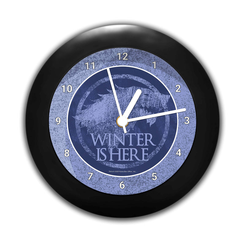 MCSID RAZZ -Game of Thrones-Winter Is Here Table Clock -Desktop Clock- Birthday Officially Licensed by HBO, USA(India)