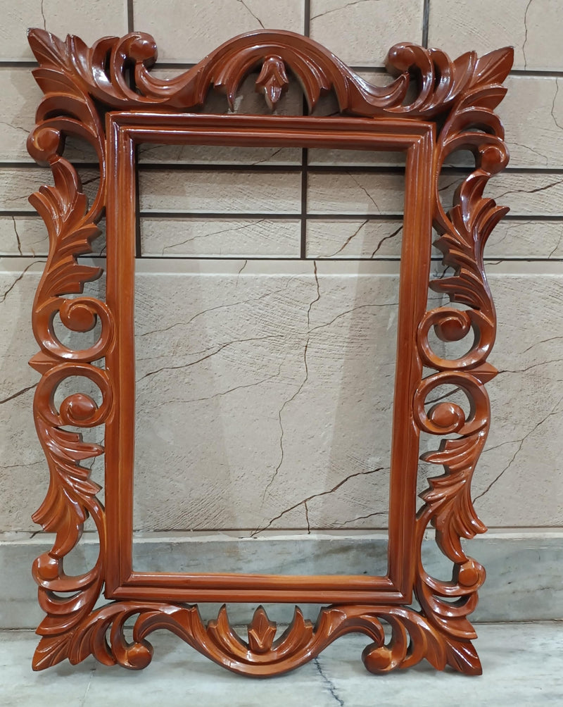 WOOD HUT MART Wall Mirror Frame