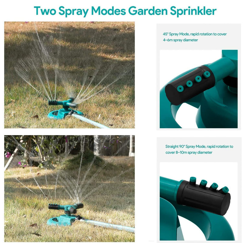 SHANIX IMPEX™ Garden Sprinkler, Adjustable 360 Degree Rotation Lawn Sprinkler, Large Area Coverage, Multipurpose Yard Sprinklers for Plant Irrigation and Kids Playing