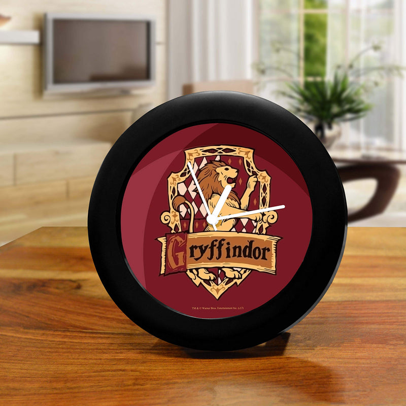 MCSID RAZZ Harry Potter Gryffindor Plastic Table/Desk Clock - Official Licensed by Warner Bros, USA (Multicolour)