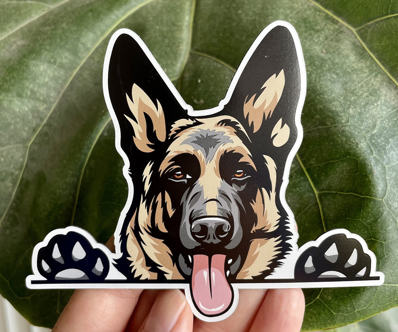 WickedGoodz Smiling German Shepherd Dog Magnet - Dog Breed Refrigerator Magnet