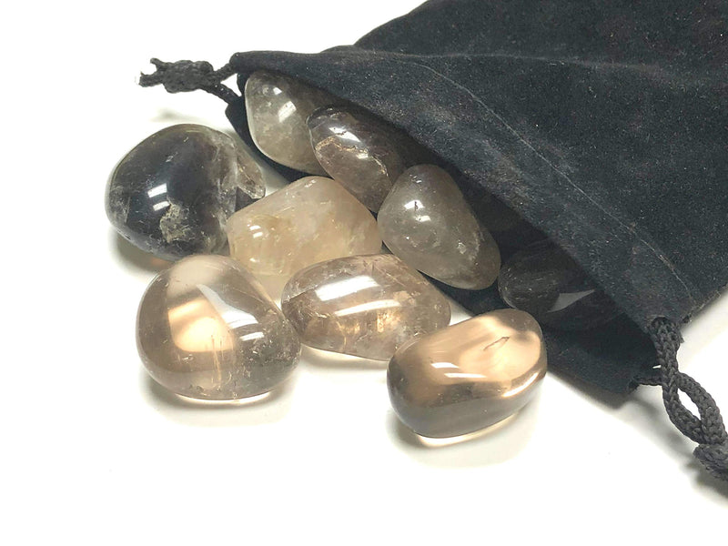 Zentron Crystal Collection: 1/2 Pound Tumbled Smoky Quartz