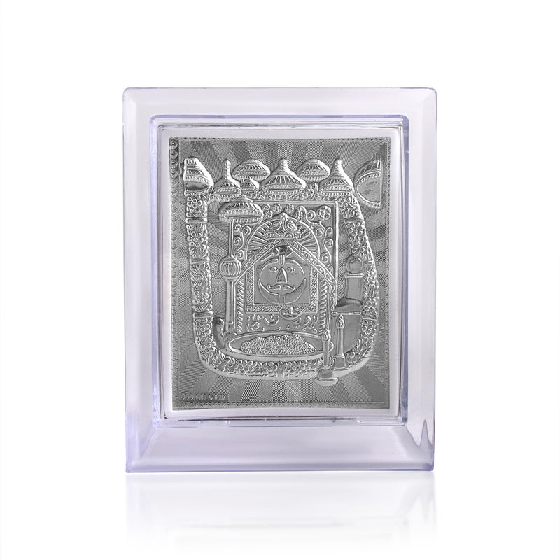 ADMIER Silver Plated Salasar Balaji Photo Frame Hindu Religious Frame Idol for Pooja, Gifts Items