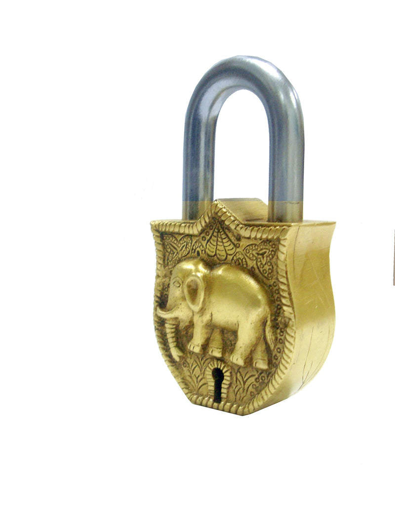 Aesthetic Decors Elephant Design Decorative Lock