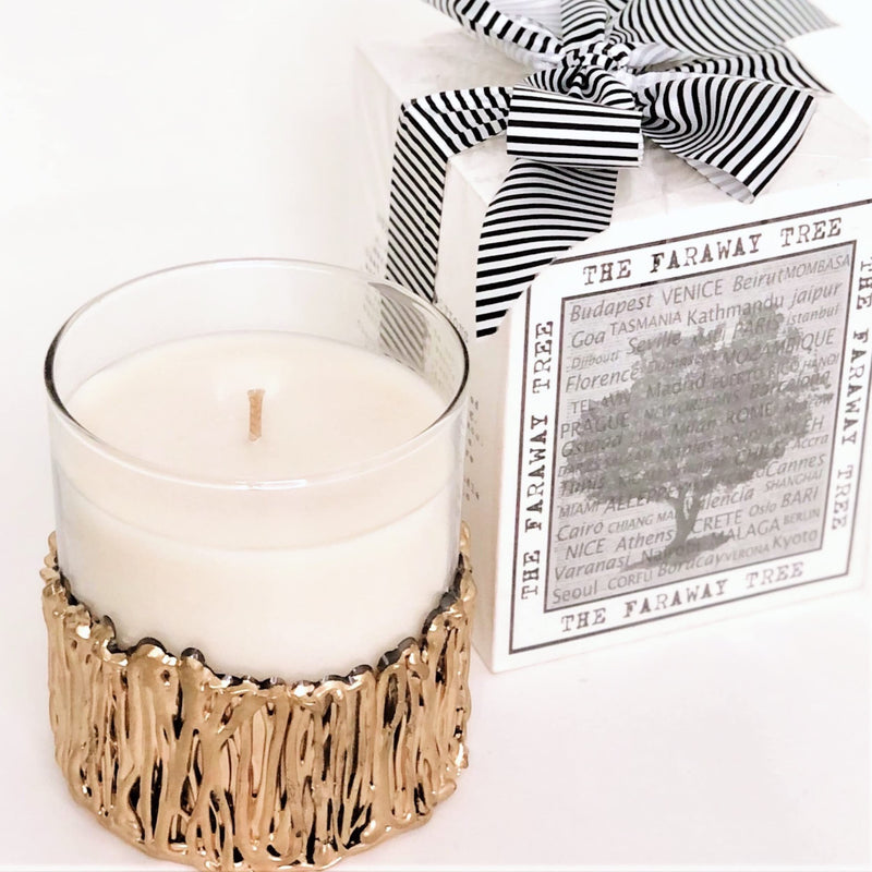 THE FARAWAY TREE Gold Rope Candle