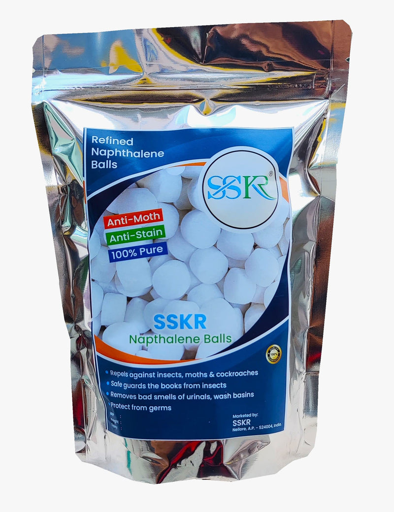 SSKR Napthalene Balls for Clothes and Shelves and Toilets - Pack of 430 Grams