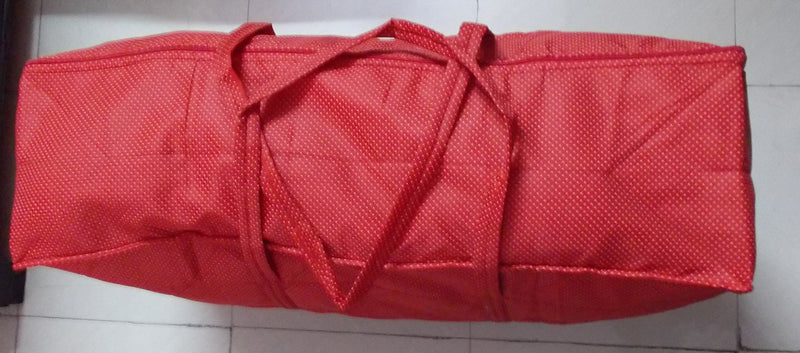 Glitter Collection Double Bed Quilt Bag Razai Bag double bed Red SNG002