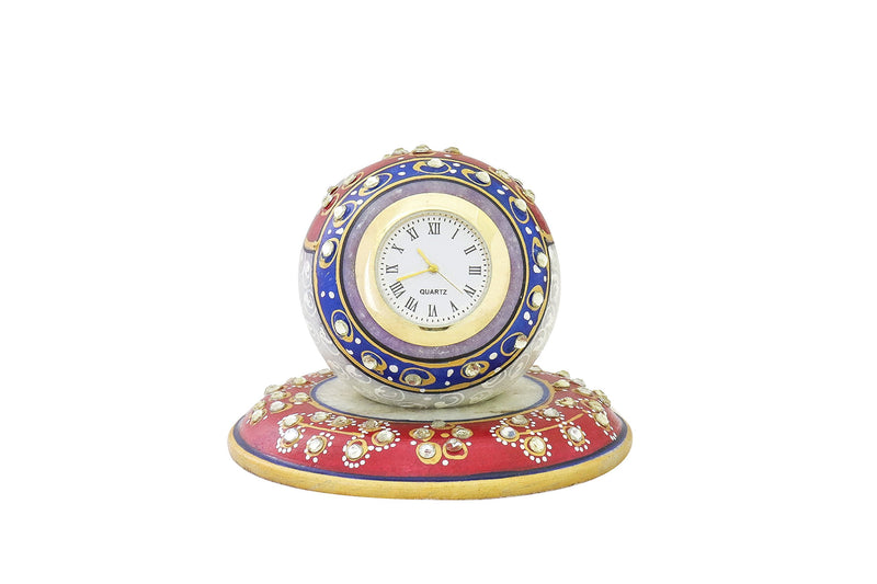 Celecrafts Marble Table Clock/Home Décor