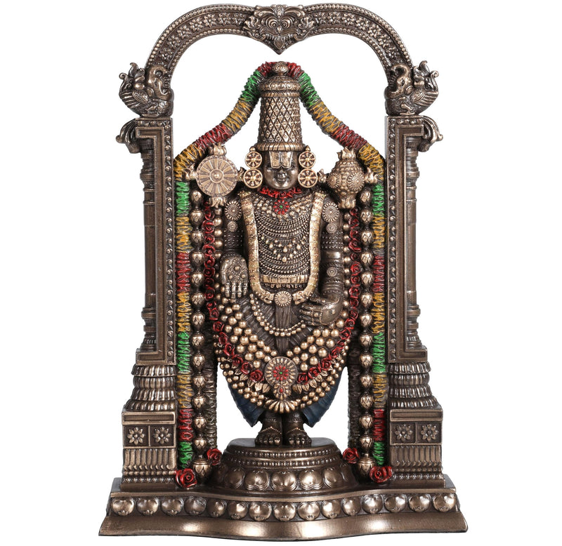 Veronese Design Bronze Finish Lord Venkateswara as Balaji Statue