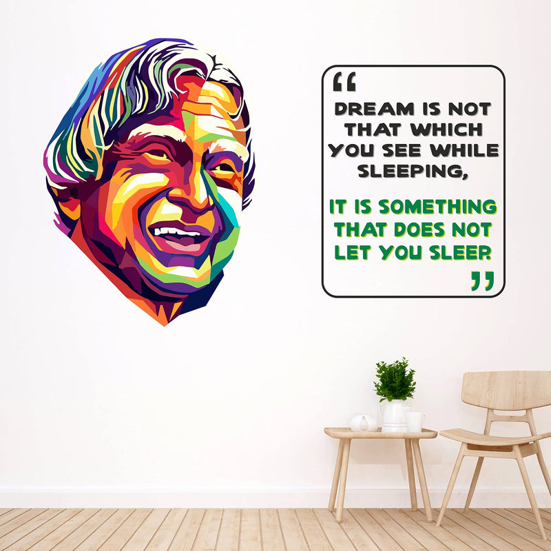 iberry's Inspirational Motivational Quotes Wall Sticker, Dream is Something That Does not let You Sleep- 40 x 65 cm Wall Stickers for Study- Office-008