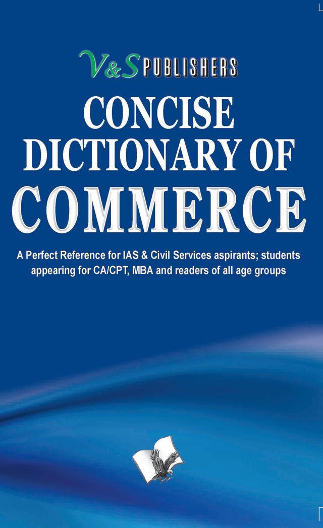 Concise Dictionary Of Commerce