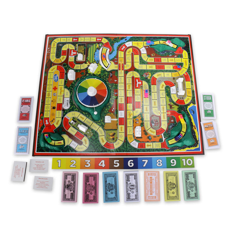 Hasbro Gaming - The Game of Life Board Game, Fun Board Game for Families and Kids, Board Game For Boys & Girls Ages 9+, Game for 2-8 Players