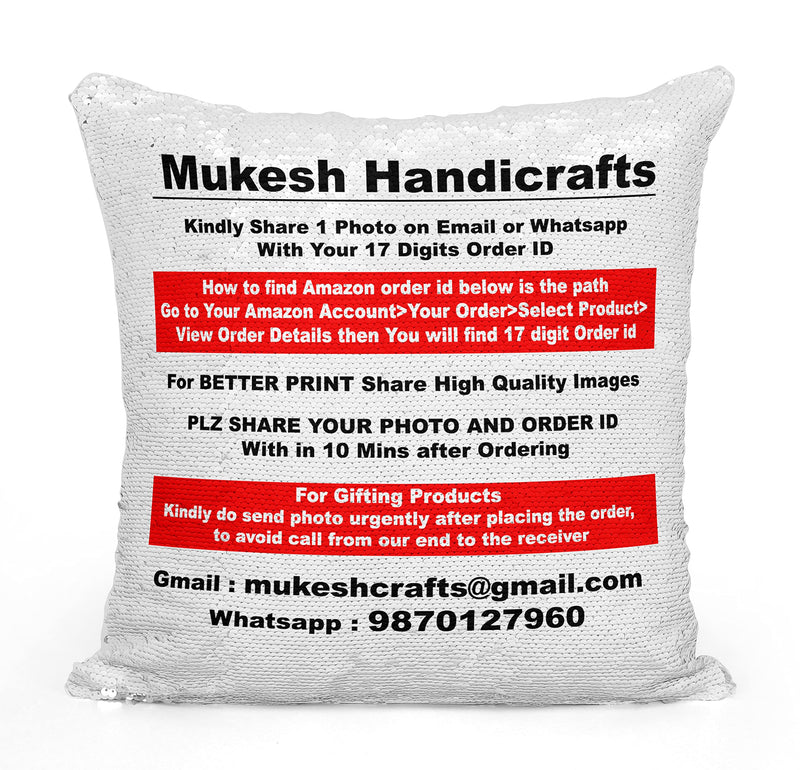 MUKESH HANDICRAFTS Cushion Cover with Filler, Red, Set of 1, Polyester, 12x12 Inches