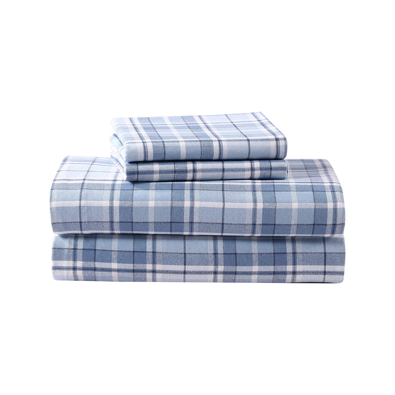 Laura Ashley Flannel Sheet Set, Queen, Victoria