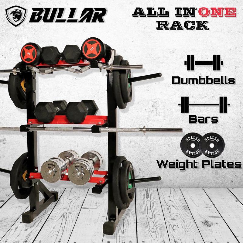 BULLAR dumbbell rack for home gym fitness (DUMBBELL-RACK-PRO)