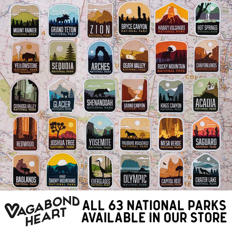 Vagabond Heart Joshua Tree National Park PVC Fridge Magnet