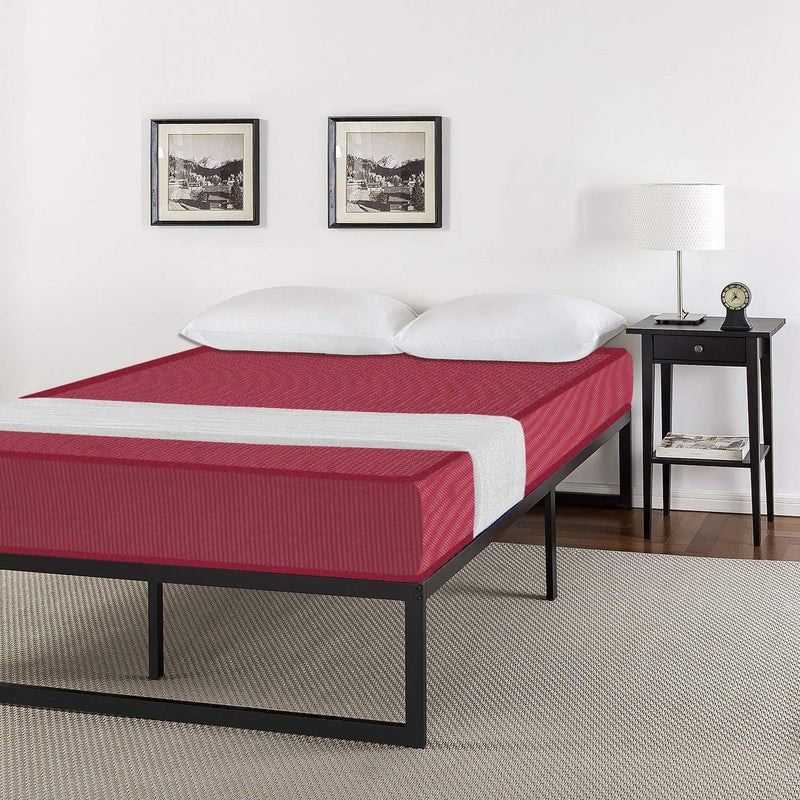 SLEEPSPA by COIRFIT Starlife Firm 4' Inch King Size PU Foam Mattress (72 x 72 x 4, Red)