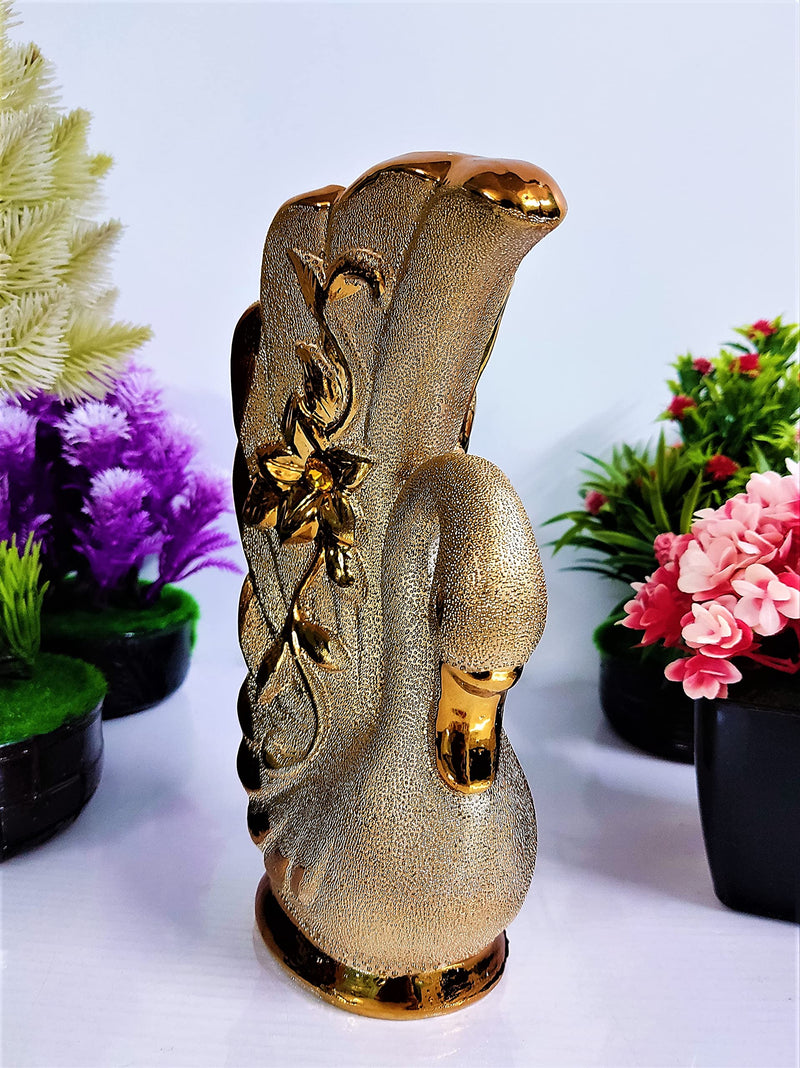 Thrifx Home Decor Premium Edition Swan Vase for Office/Home/Gifts Antique Decoratives