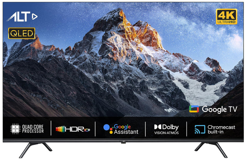 ALT 139 cm (55 inch) Premium Series 4K Ultra HD QLED Google Smart TV 55QUGA1 (Black) 2023 Model