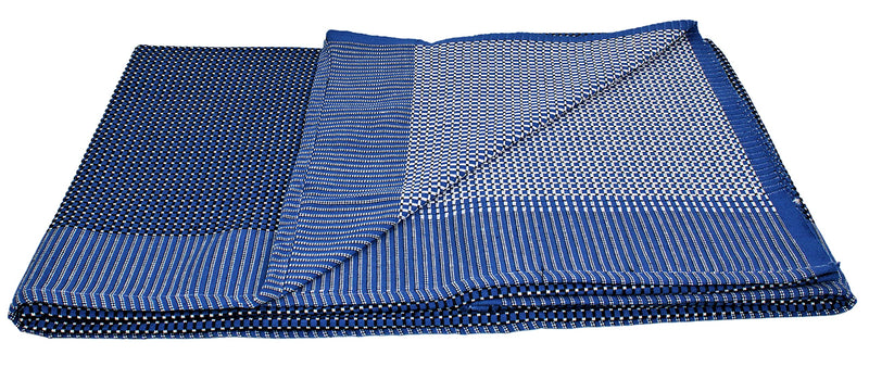 THARUNSHA ELITE Single Size Pure 100% Cotton Blanket/Solapur Chaddar/Cotton Bedsheet For All Weather Daily Use Checkered Light Green Red Navy Blue Dark Green Family (60X90 Inches -) Set Of 4, 300 Tc