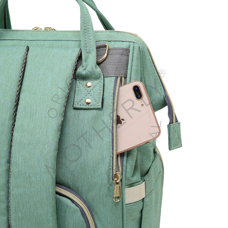 Motherly Stylish Babies Diaper Bags for Mothers - Economical Version (Light Green)