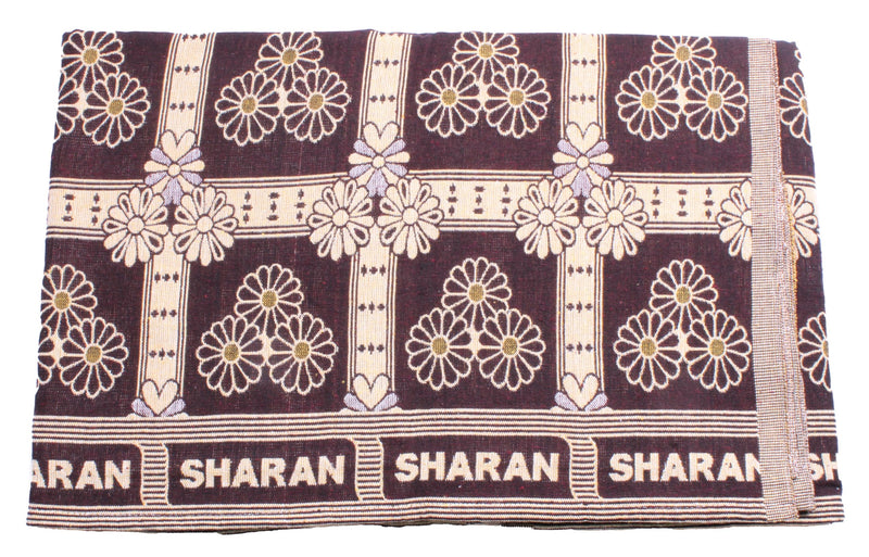 Sharan Elegance Premium Blanket Quality Single Size Solapur Cotton Chaddar / 100% Cotton Blanket/Bedsheet/Reversible Blanket for Daily use (60x90 inches) Set 1 (3 Sakkram Maroon)