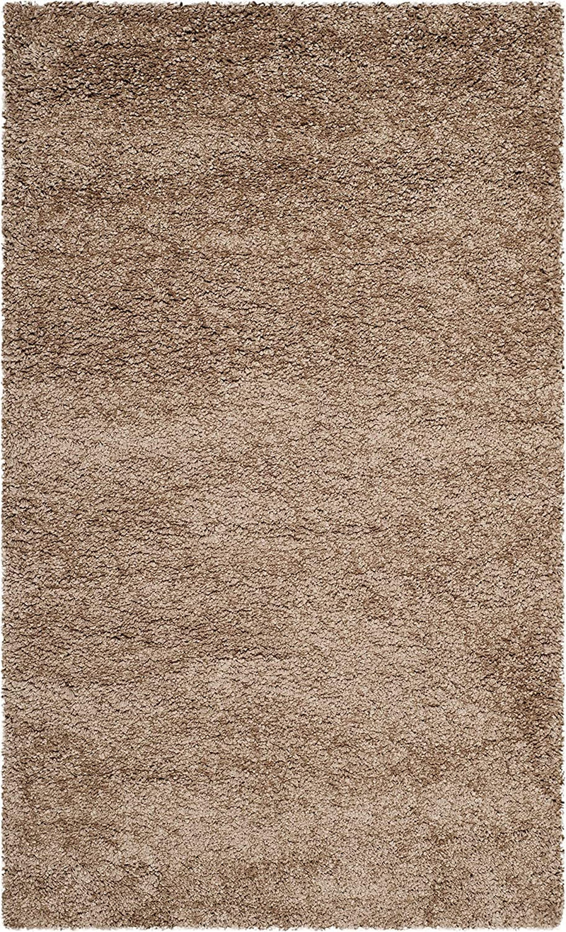 Super Soft Shaggy Rugs Fluffy Carpets, Indoor Modern Plush Area Rugs For Living Room Bedroom Kids Room, Upgrade Anti Skid Durable Rectangular Fuzzy Rug (Beige, 3 X 5 Feet), Large Rectangle