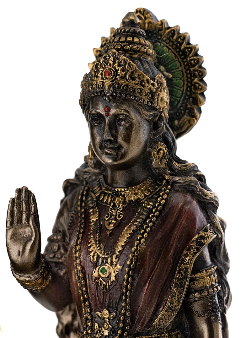 Top Collection Rama, Sita and Lakshmana Worshiped by Hanuman Statue - Hindu Gods Sculpture in Premium Cold Cast Bronze - 7.5-Inch Collectible Figurine