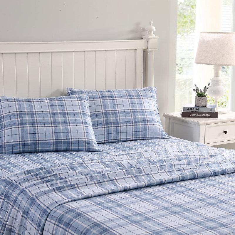 Laura Ashley Flannel Sheet Set, Queen, Victoria