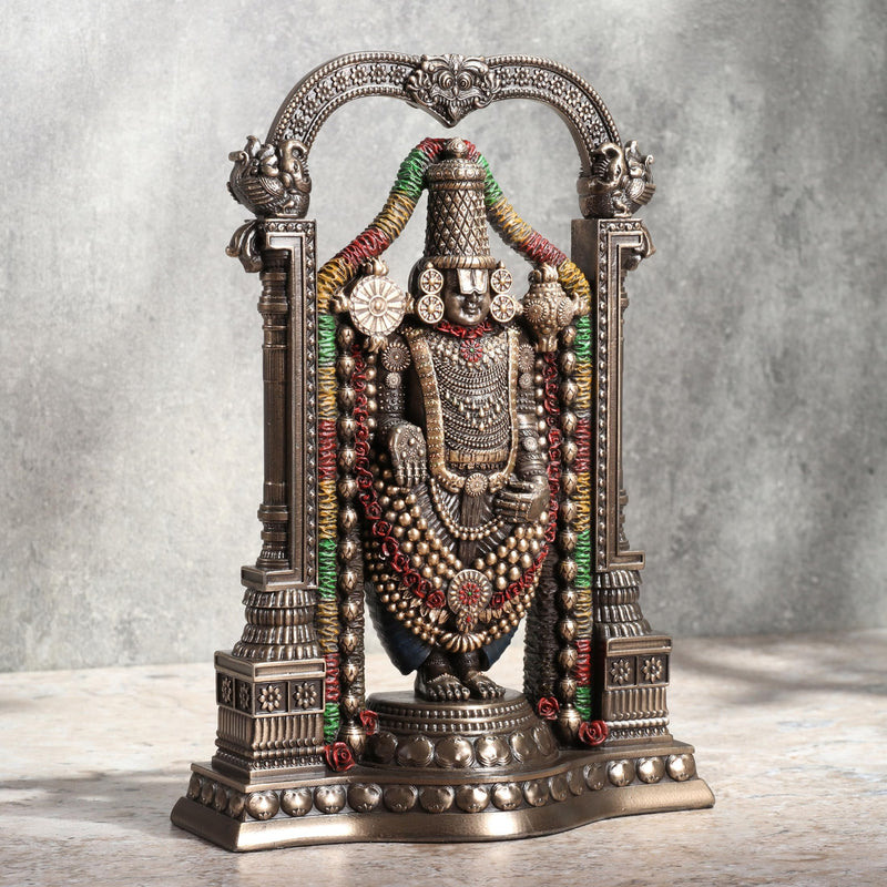 Veronese Design Bronze Finish Lord Venkateswara as Balaji Statue