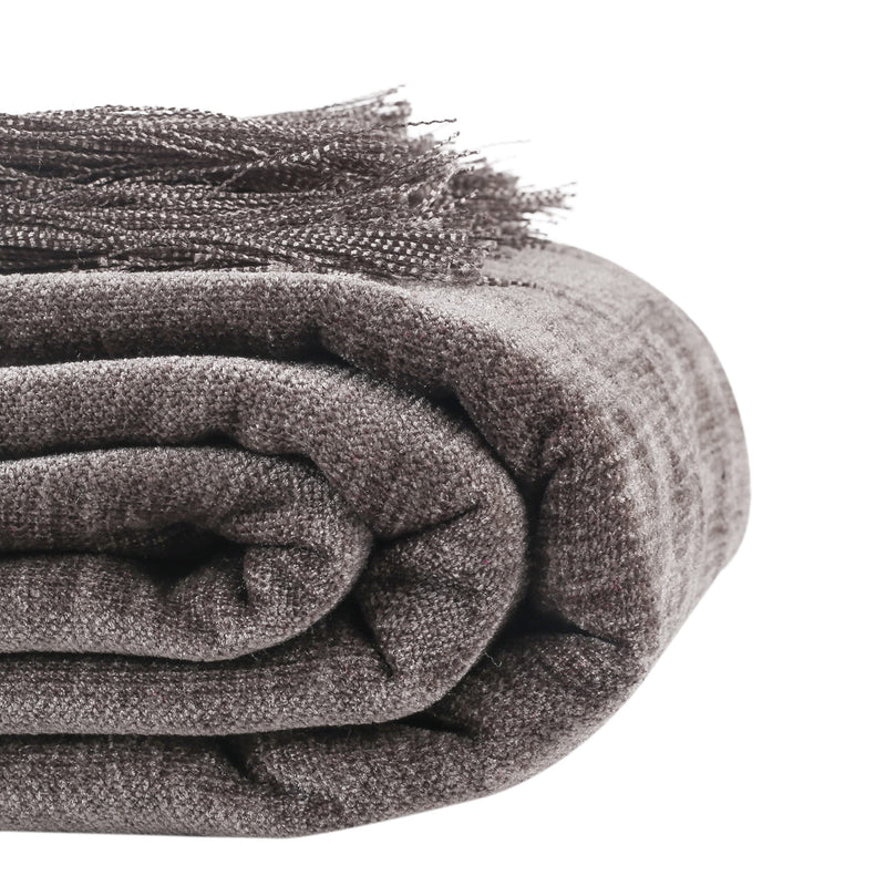 Stitch weave Chenielle Super Soft Sofa Throw - 50 x 60 Inches, Grey