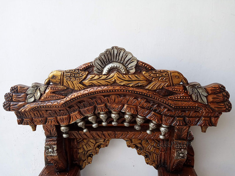 Aarsun Traditional Rajasthani Wooden Jharokha Designer Frame Wall Decor