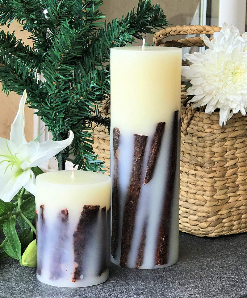 THE FARAWAY TREE Cinnamon Pillar Candle - Medium