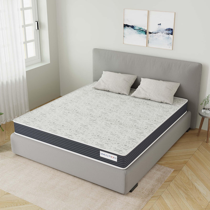 WESTIDO RehabRest Multiple Memory Foam | High Resilience (HR) Foam Knitted Fabric Queen Size Orthopedic Mattress OrthoKQ8inch78X60