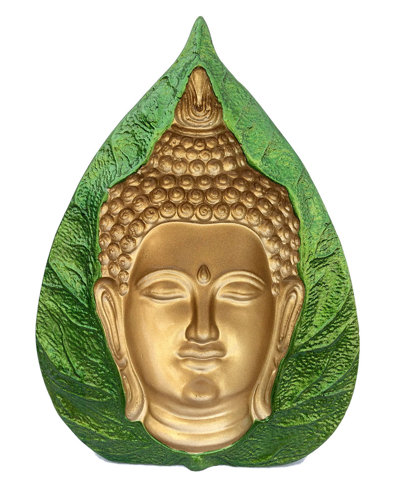 Discount4product Clay Lord Buddha Idol (8 cm x 2 cm x 8 cm)