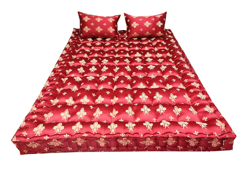 Ozone Mattress Organic Kapok Silk Cotton Ilavam Panju Double Cot Bed Mattress,6 x 4 ft / 72 x 48 x 6 inch,Multicolour.