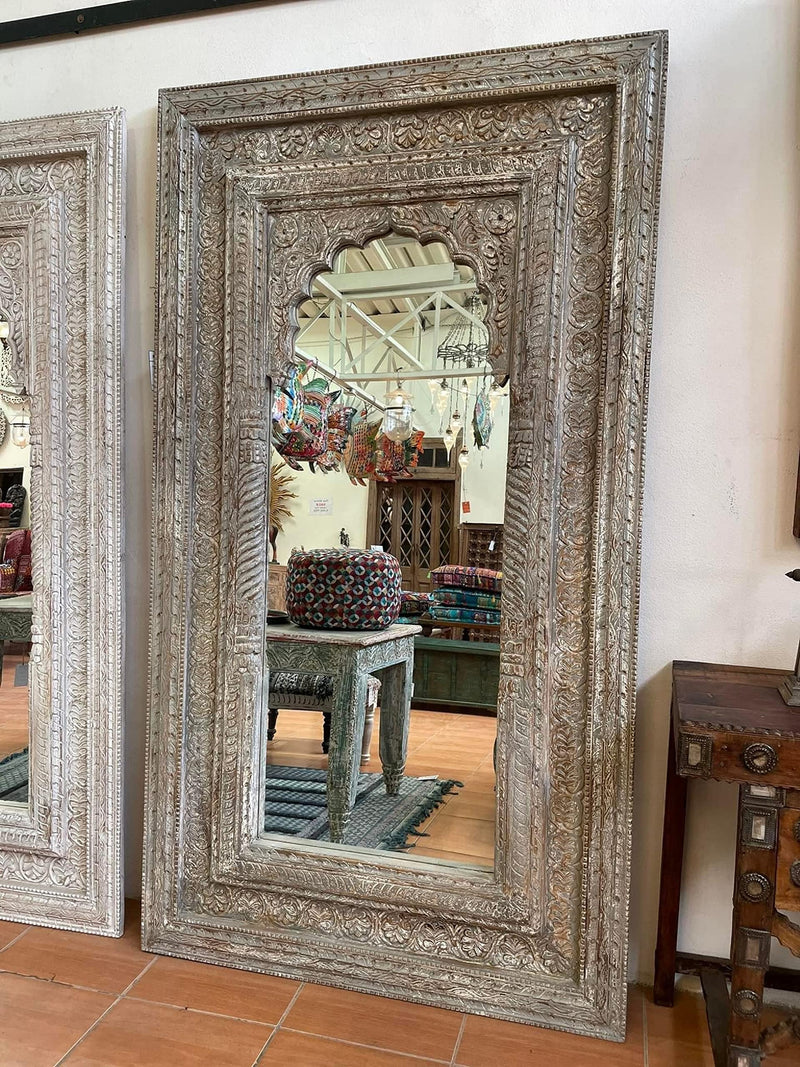 Wooden Mirrror Frame Solid Wood fine Carved Rectangle Mirror Frame