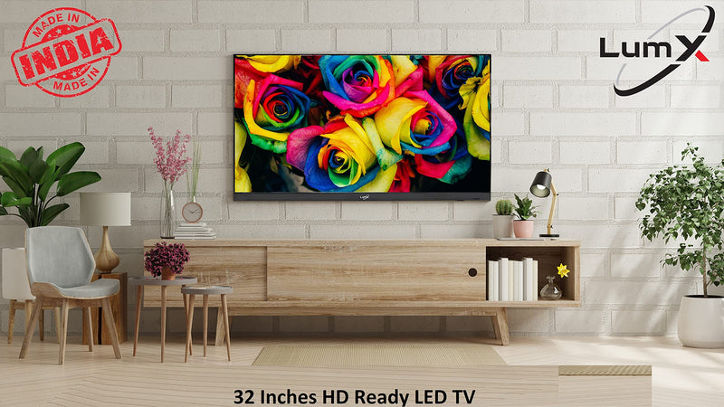 LumX 80 cm (32 Inches) HD Ready LED TV 32ZA532 (Black) (2021 Model)