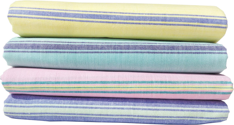 Fancyadda Cotton Bath Towel Combo 300 GSM (Set of 4, Multicolor, 85 cm x 175 cm)