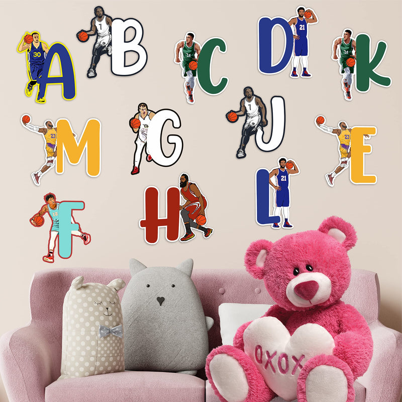 Seyal® Basketball A - Z Alphabet Wall Sticker