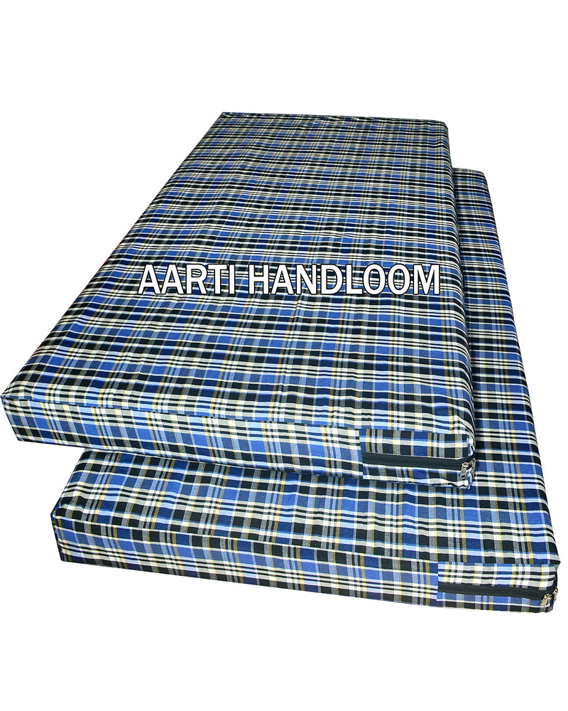 AARTI Handloom Mattress Cover/BedCover with Zip/Chain All Customized Sizes