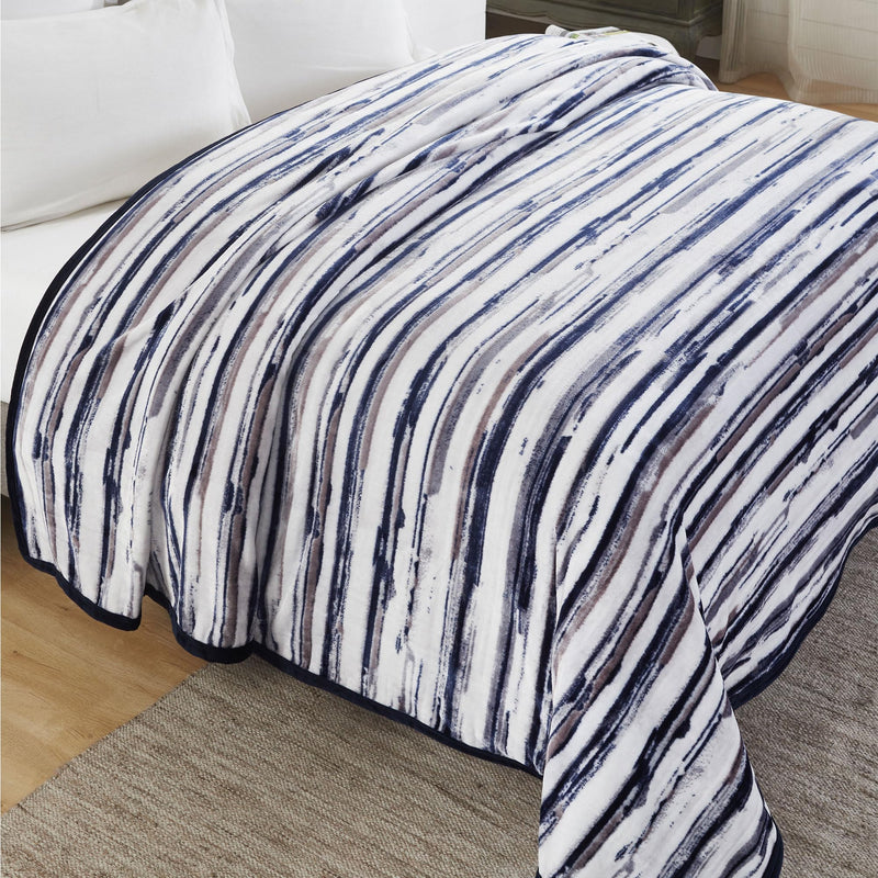 Trident Home Essential Double Flannel Blanket, 290 GSM, 100% Micro Polyester, Ac Blanket Double Bed, Home Essential Printed-Otis